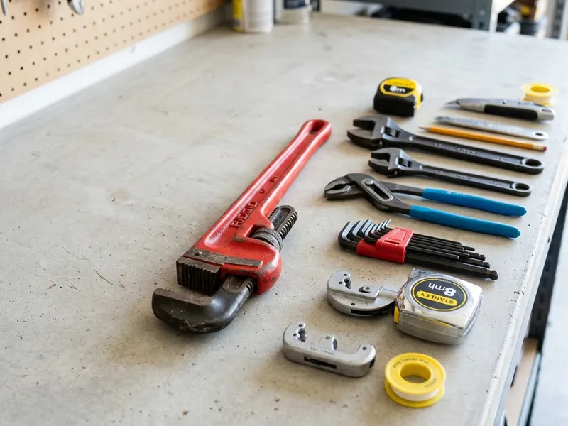 Professional plumbers in North Fort Myers, FL equipped with top-tier tools for residential and commercial plumbing services.
